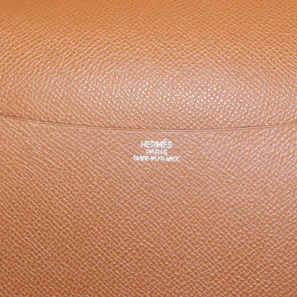 HERMES Epsom Agenda GM Day Leather Brown Auth am9480V