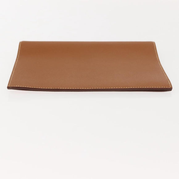 HERMES Epsom Agenda GM Day Leather Brown Auth am9480V