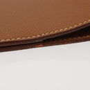HERMES Epsom Agenda GM Day Leather Brown Auth am9480V-6