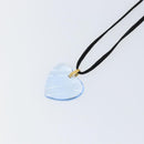 Baccarat Necklace Crystal Glass Light Blue Auth am9481-3