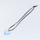 Baccarat Necklace Crystal Glass Light Blue Auth am9481-8