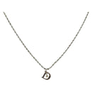 Christian Dior Necklace metal Silver Auth am9482-1