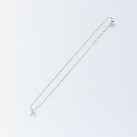 Christian Dior Necklace metal Silver Auth am9482 - 0