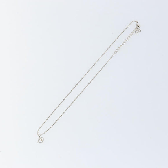 Christian Dior Necklace metal Silver Auth am9482