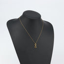 Christian Dior Chain Necklace metal Gold Tone Auth am9483-12