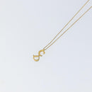 Christian Dior Chain Necklace metal Gold Tone Auth am9483-3
