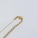 Christian Dior Chain Necklace metal Gold Tone Auth am9483-6