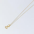 Christian Dior Chain Necklace metal Gold Tone Auth am9483-9