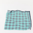 BURBERRY Nova Check Handkerchief Pouch Canvas 2 Set Light Blue Silver Auth am9484-17