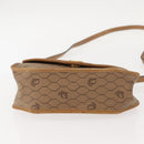 Christian Dior Honeycomb Canvas Hand Bag PVC Leather 2way Beige Gold Auth am9485-5