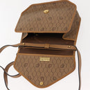 Christian Dior Honeycomb Canvas Hand Bag PVC Leather 2way Beige Gold Auth am9485-11