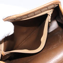 Christian Dior Honeycomb Canvas Hand Bag PVC Leather 2way Beige Gold Auth am9485-22