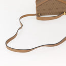 Christian Dior Honeycomb Canvas Hand Bag PVC Leather 2way Beige Gold Auth am9485-9