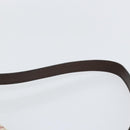 BURBERRY Nova Check Shoulder Bag Canvas Leather Beige Silver Auth am9486V-8