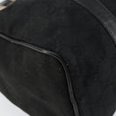 GUCCI GG Canvas Web Sherry Line Hand Bag Black Gold 012 3841 28 39 Auth am9487-14