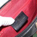 GUCCI GG Canvas Web Sherry Line Hand Bag Black Gold 012 3841 28 39 Auth am9487-18