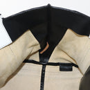 Chloe Alison Hand Bag Leather Ivory Black gold Auth am9491-17