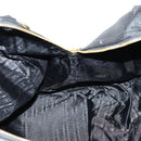 VERSACE Boston Bag Leather 2way Black Gold Auth am9495-23