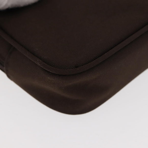 BURBERRY Nova Check Handkerchief Pouch Canvas 2 Set Brown Beige Auth am9497