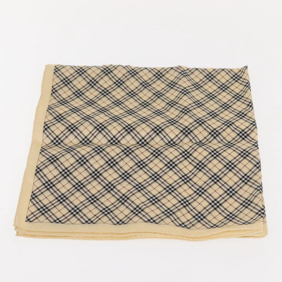 BURBERRY Nova Check Handkerchief Pouch Canvas 2 Set Brown Beige Auth am9497