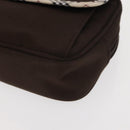 BURBERRY Nova Check Handkerchief Pouch Canvas 2 Set Brown Beige Auth am9497-9