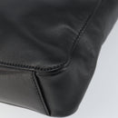 PRADA Shoulder Bag Leather Black Auth am9498V-15