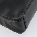 PRADA Shoulder Bag Leather Black Auth am9498V-16