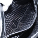 PRADA Shoulder Bag Leather Black Auth am9498V-21