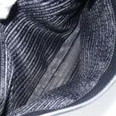 PRADA Shoulder Bag Leather Black Auth am9498V-23