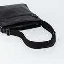 PRADA Shoulder Bag Leather Black Auth am9498V-7