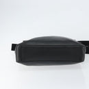 PRADA Shoulder Bag Leather Black Auth am9498V-5