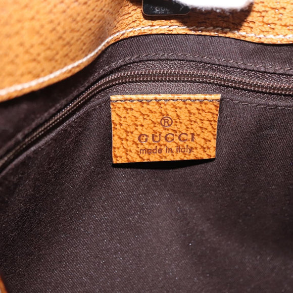 GUCCI GG Canvas Tote Bag Beige Brown 113015 Auth am9499V