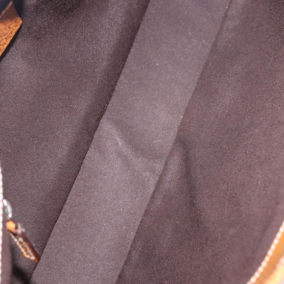 GUCCI GG Canvas Tote Bag Beige Brown 113015 Auth am9499V