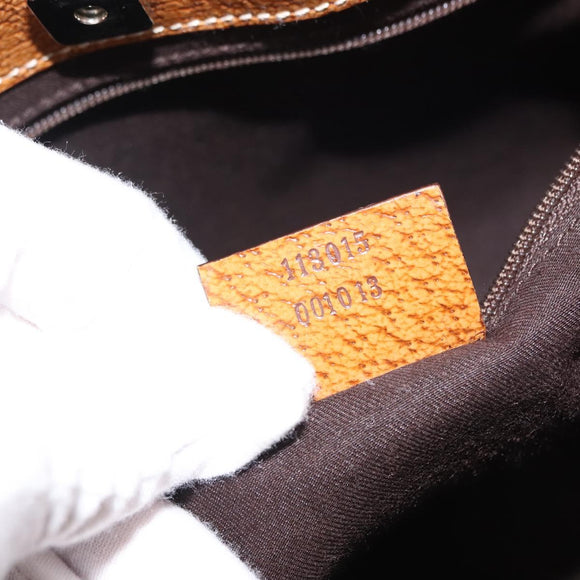 GUCCI GG Canvas Tote Bag Beige Brown 113015 Auth am9499V