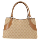 GUCCI GG Canvas Tote Bag Beige Brown 113015 Auth am9499V-13