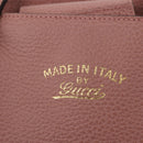 GUCCI Swing Tote Bag Leather Pink Gold 354408 Auth am9500-17