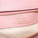 GUCCI Swing Tote Bag Leather Pink Gold 354408 Auth am9500-11