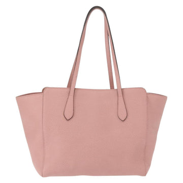 GUCCI Swing Tote Bag Leather Pink Gold 354408 Auth am9500 - 0