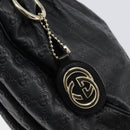 GUCCI GG Canvas Guccissima Tote Bag Leather Black Gold 296835 Auth am9501V-18