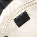 GUCCI GG Canvas Guccissima Tote Bag Leather Black Gold 296835 Auth am9501V-19