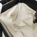 GUCCI GG Canvas Guccissima Tote Bag Leather Black Gold 296835 Auth am9501V-21