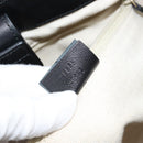 GUCCI GG Canvas Guccissima Tote Bag Leather Black Gold 296835 Auth am9501V-11