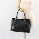 GUCCI GG Canvas Guccissima Tote Bag Leather Black Gold 296835 Auth am9501V-26