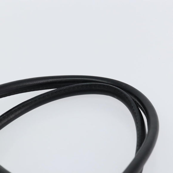 GUCCI GG Canvas Guccissima Tote Bag Leather Black Gold 296835 Auth am9501V