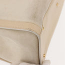 GUCCI Bamboo Hand Bag Suede Light Beige Gold 002 2853 0260 0 Auth am9506-9