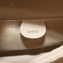GUCCI Bamboo Hand Bag Suede Light Beige Gold 002 2853 0260 0 Auth am9506-17