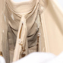 GUCCI Bamboo Hand Bag Suede Light Beige Gold 002 2853 0260 0 Auth am9506-19