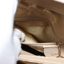 GUCCI Bamboo Hand Bag Suede Light Beige Gold 002 2853 0260 0 Auth am9506-11