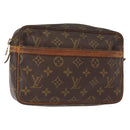 LOUIS VUITTON Monogram Compiegne 23 Clutch Bag M51847 LV Auth am9507-1