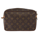 LOUIS VUITTON Monogram Compiegne 23 Clutch Bag M51847 LV Auth am9507-2